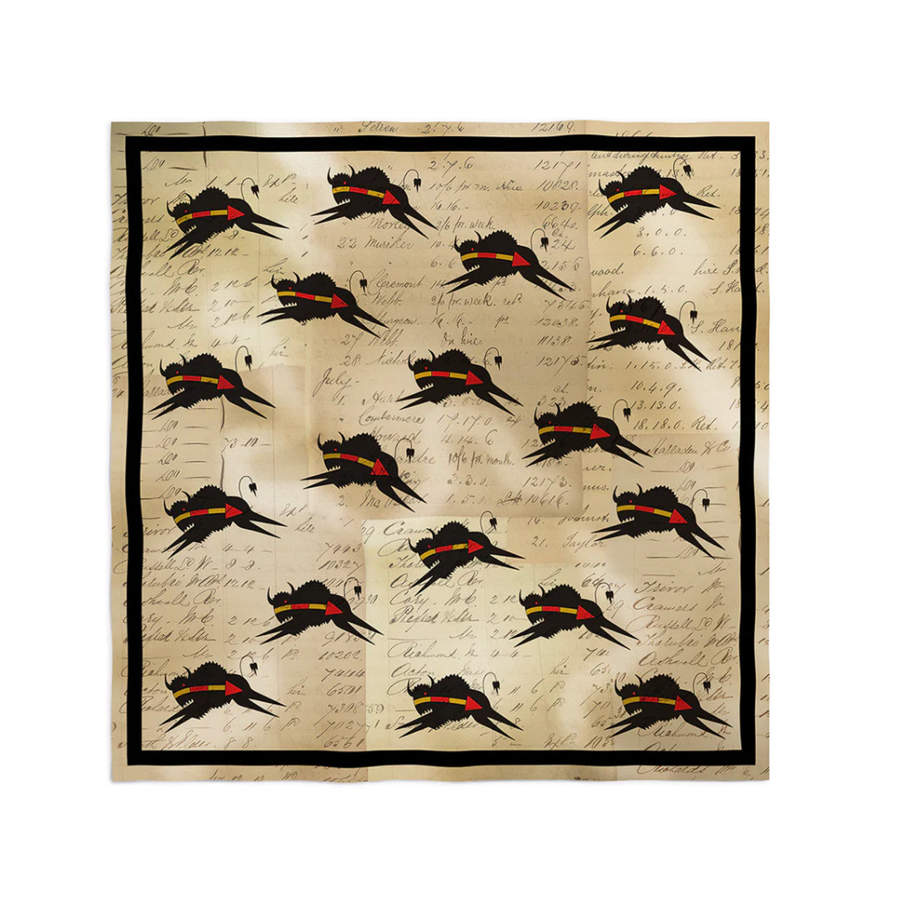 Silk Buffalo Scarf