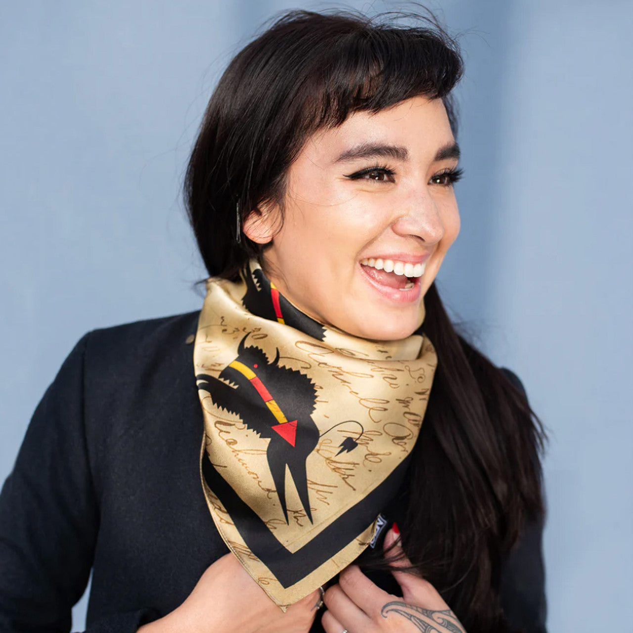 Silk Buffalo Scarf