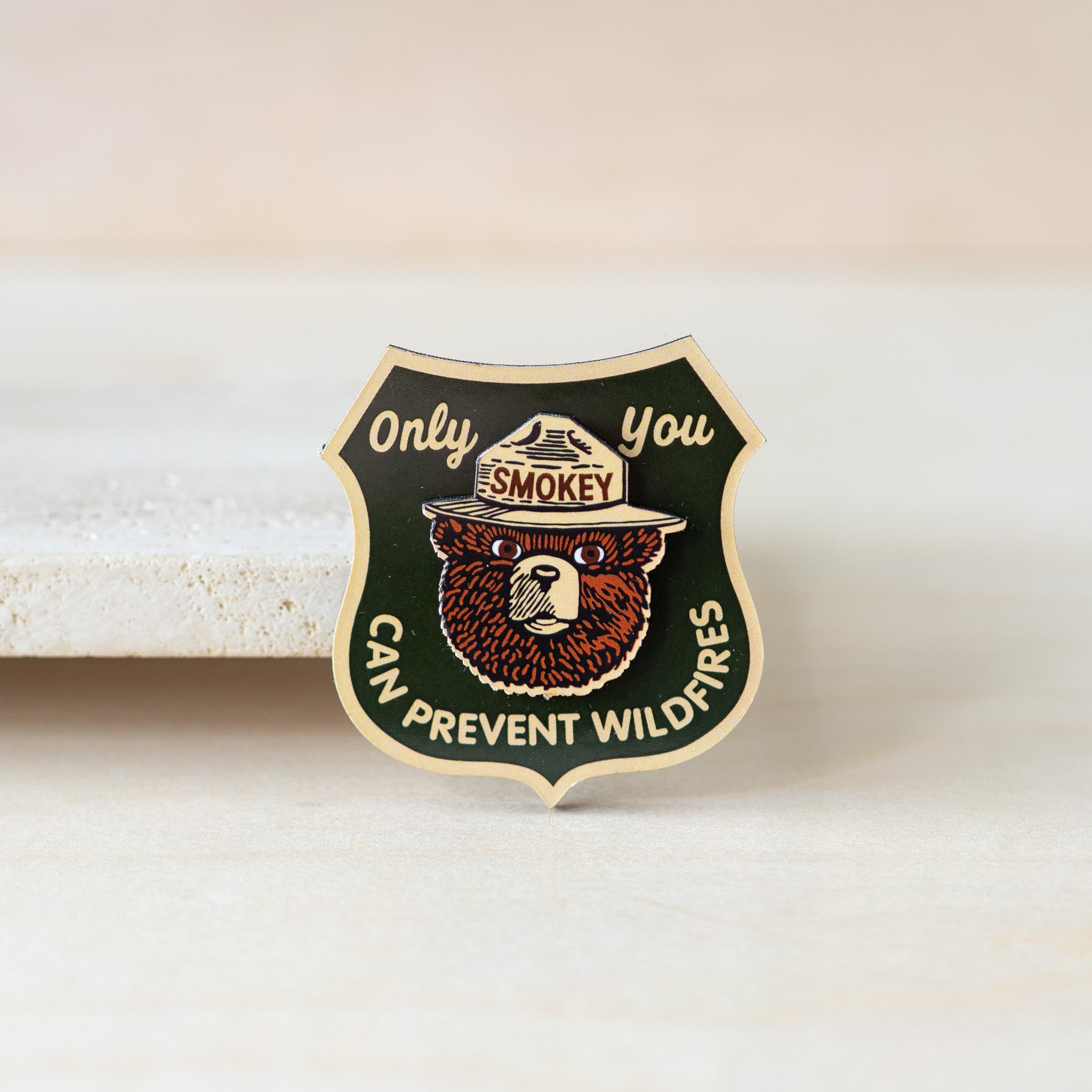 Smokey Bear Shield Magent