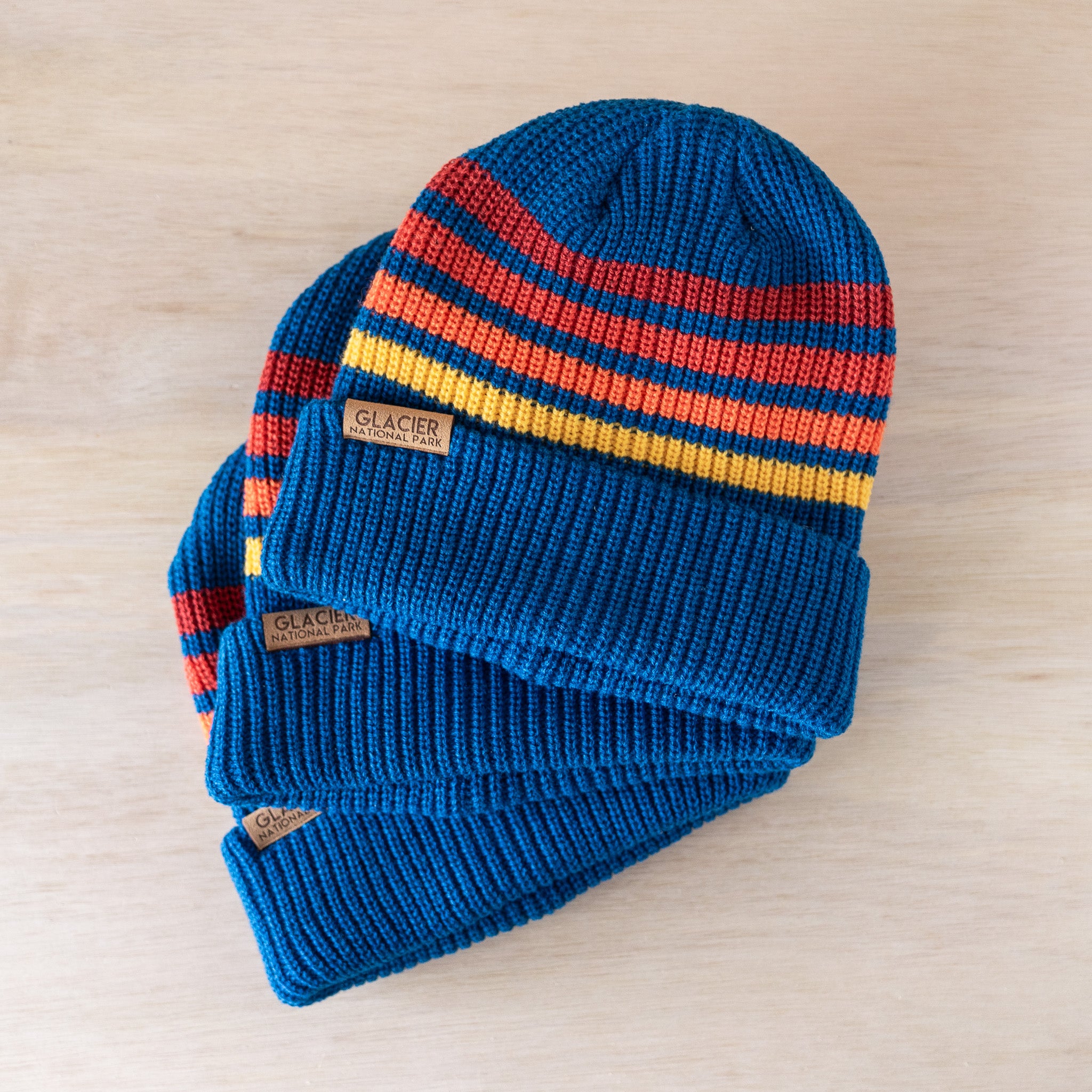 Sunset Striped Beanie