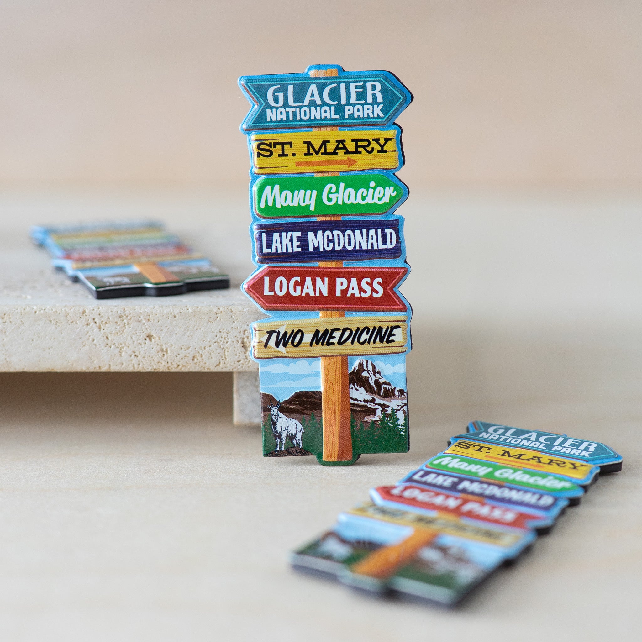 Tin Trail Signs Magnet