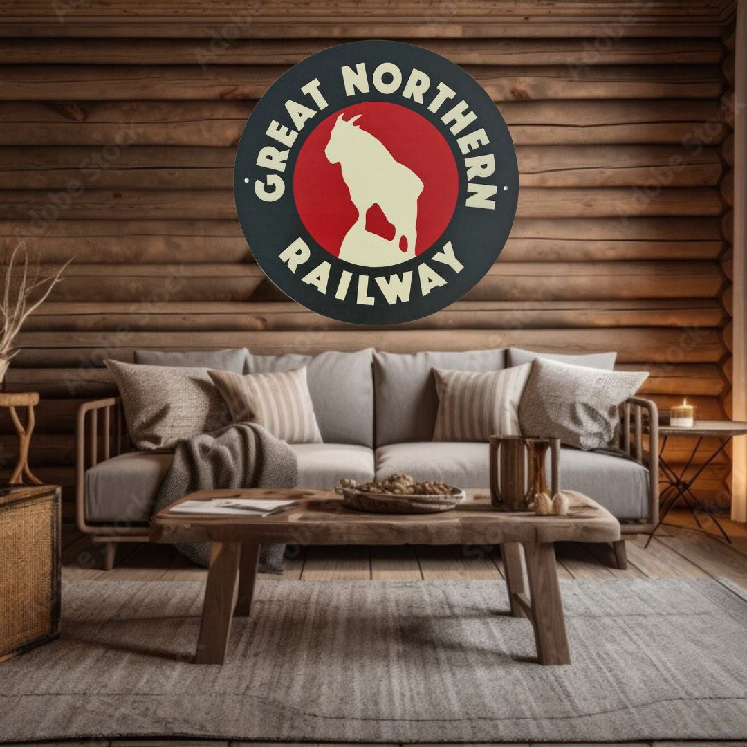 Great Northern Railway Metal Sign