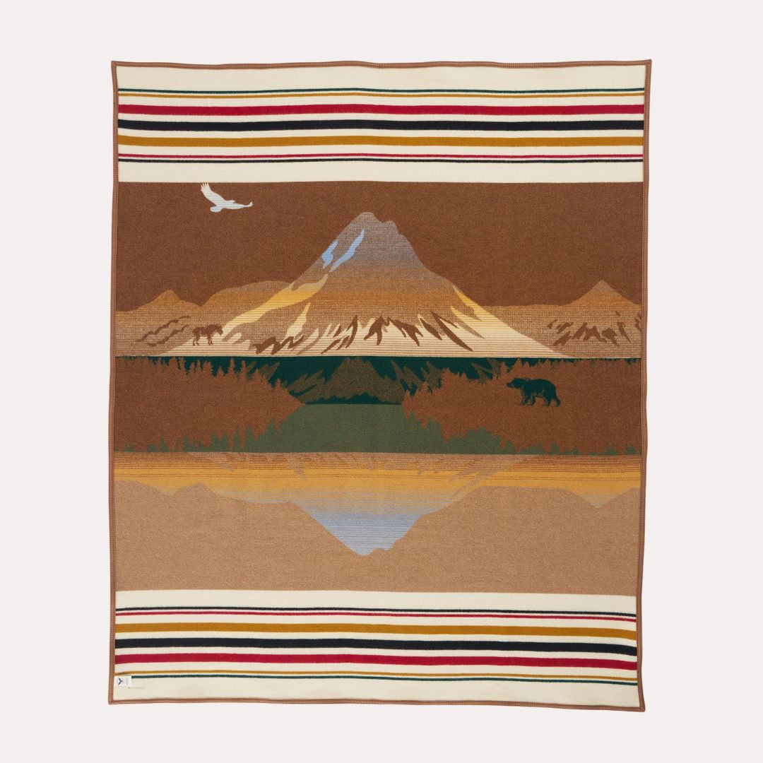 Pendleton Glacier Peaks Blanket