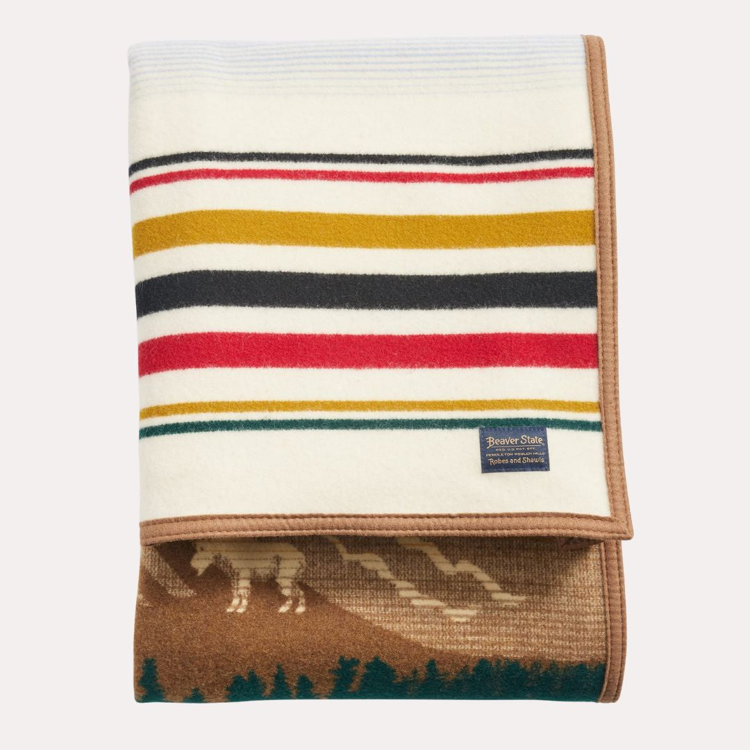 Pendleton Glacier Peaks Blanket – Glacier National Park Conservancy