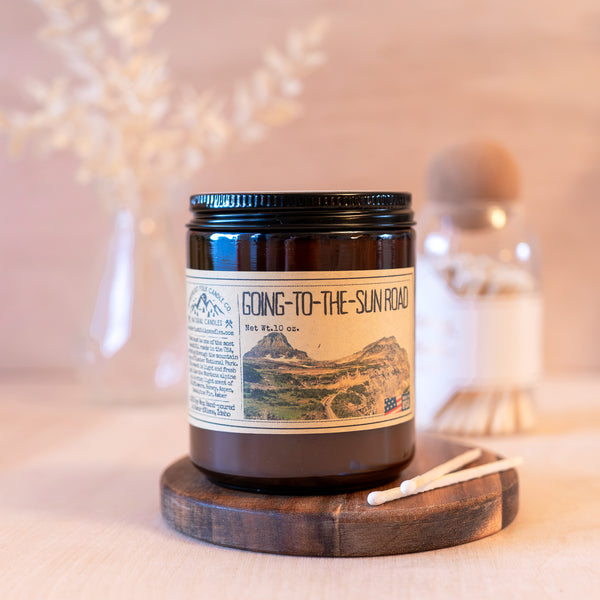 Going-To-The-Sun Candle Jar