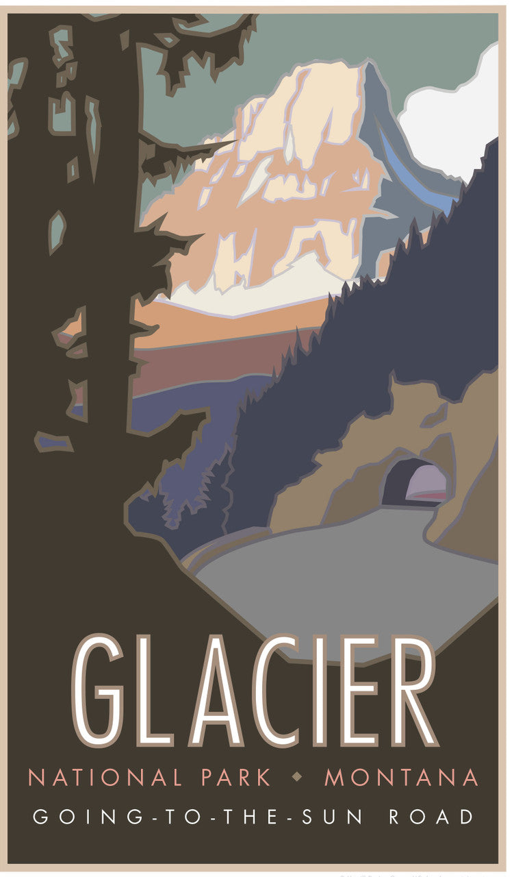 Going-to-the-Sun Road Poster 11x17