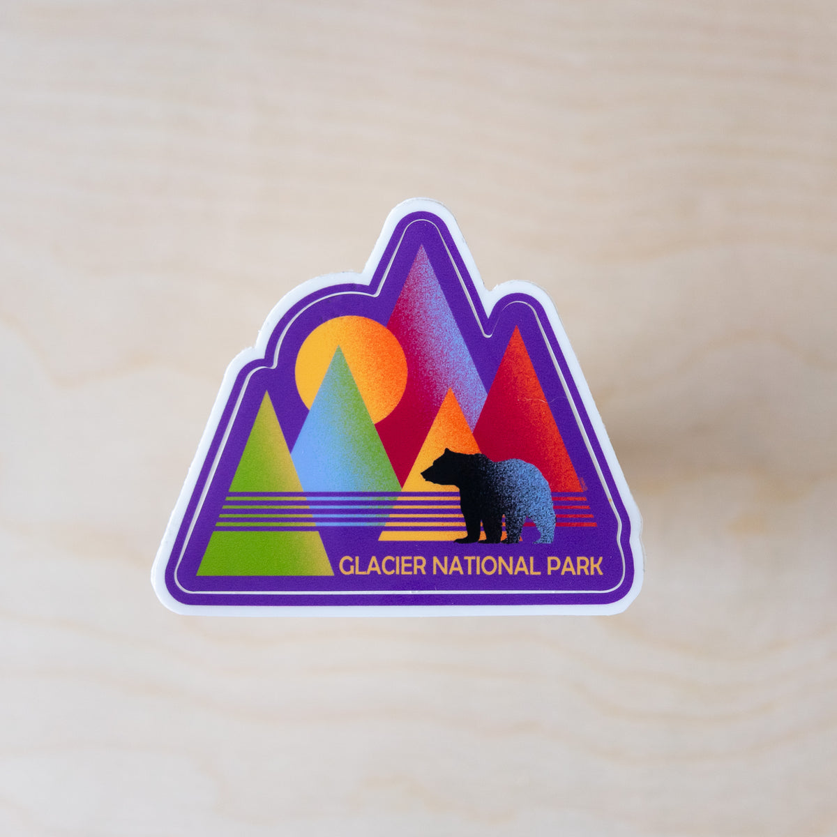 Purple Mountain Sticker