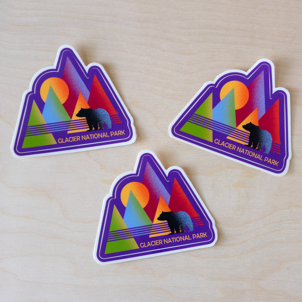 Purple Mountain Sticker