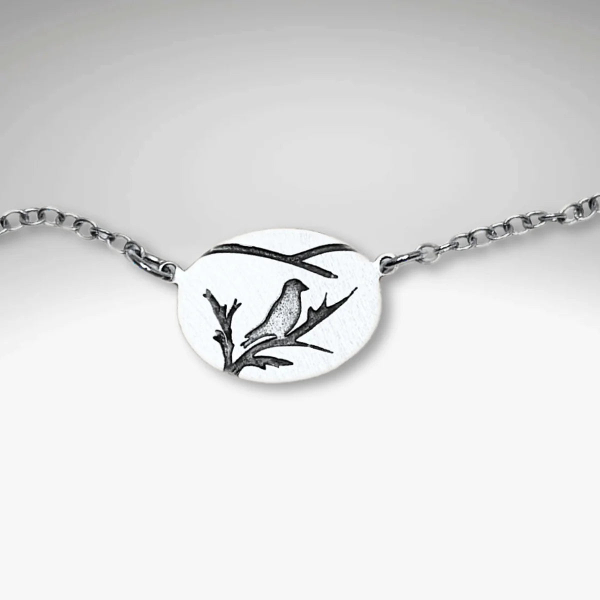 Bluebird Necklace - Silver