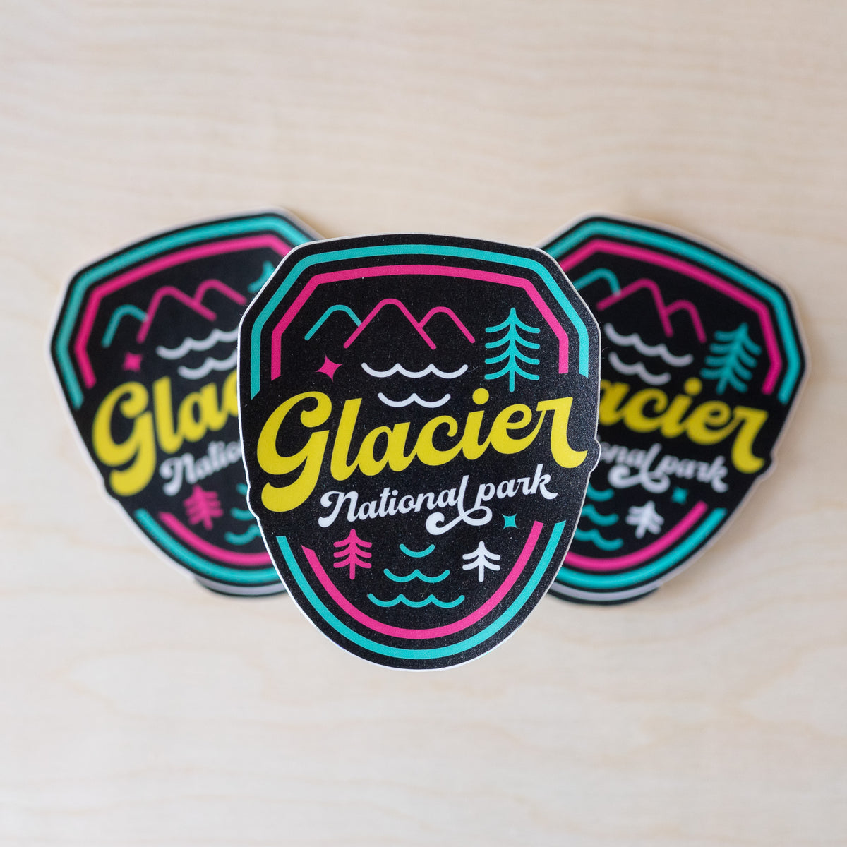 Neon Lines Sticker
