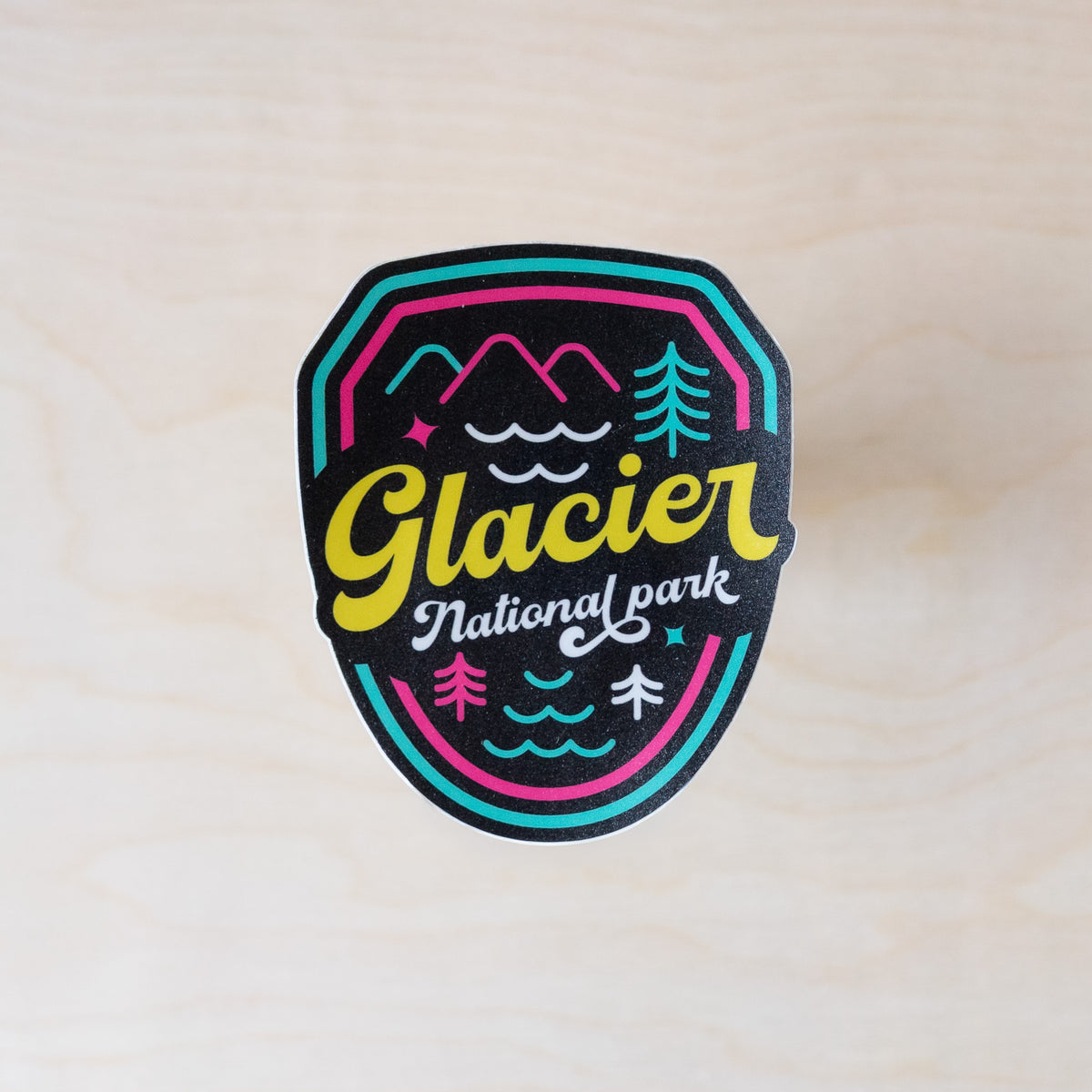 Neon Lines Sticker