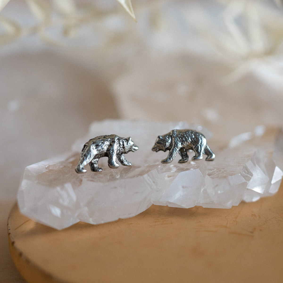 Bear Stud Earrings